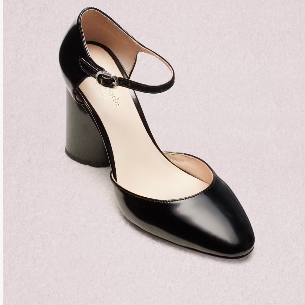 Kate Spade NY Women’s Serene Leather Pumps with Buckle Closure - 10